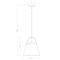 Z-Lite Z-Studio Pendant, 1-Light, 12.5 In.W x 14 In.H, Heritage Brass/Ivory 743P12-HBR - alternate 7